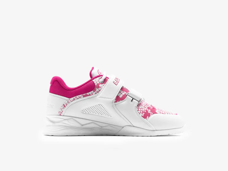 LUXIAOJUN PowerPro Weightlifting Shoes The Limited Snake Edition (Pink White)