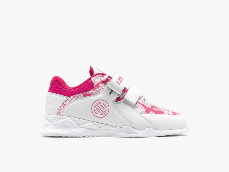 LUXIAOJUN PowerPro Weightlifting Shoes The Limited Snake Edition (Pink White)