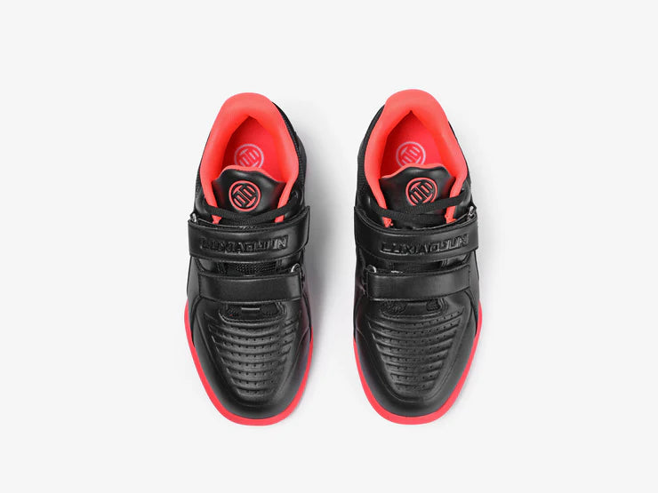 LUXIAOJUN PowerPro Weightlifting Shoes (Black and Red)
