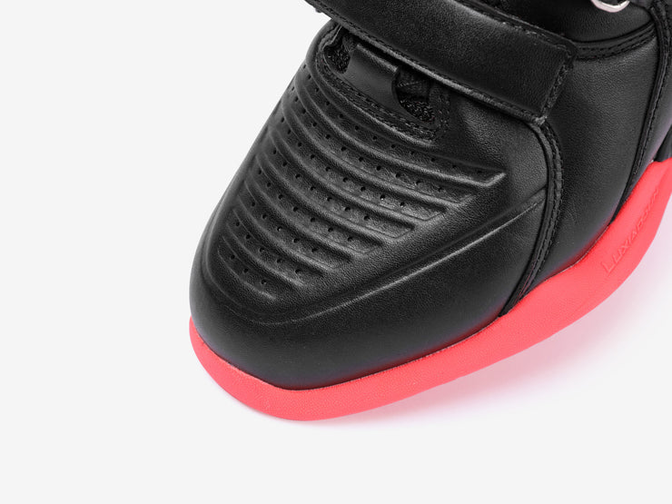 LUXIAOJUN PowerPro Weightlifting Shoes (Black and Red)