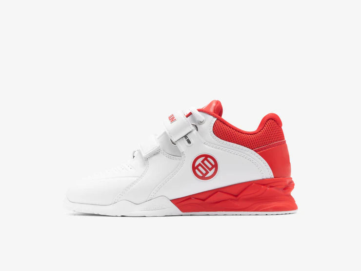 LUXIAOJUN PowerPro Weightlifting Shoes (Red and White)