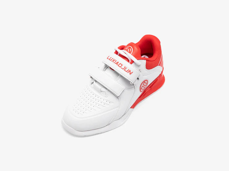LUXIAOJUN PowerPro Weightlifting Shoes (Red and White)