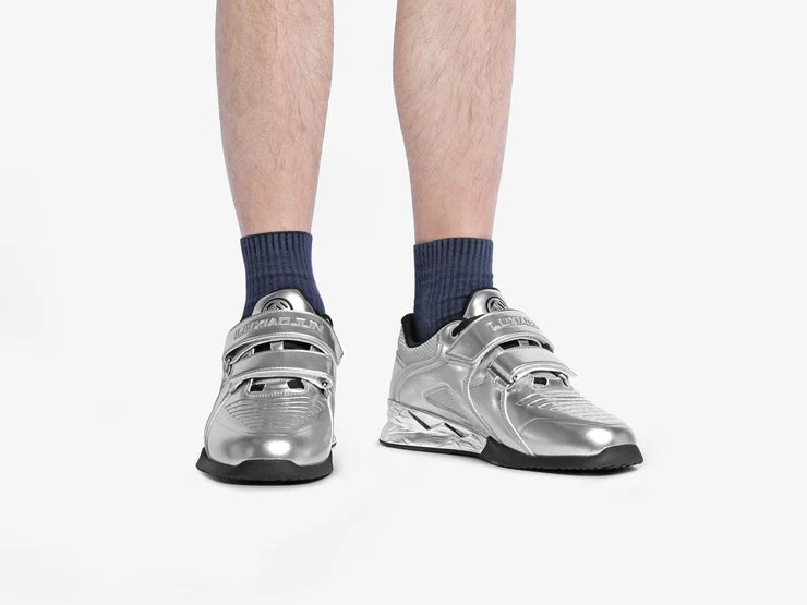 LUXIAOJUN PowerPro Weightlifting Shoes (Silver)