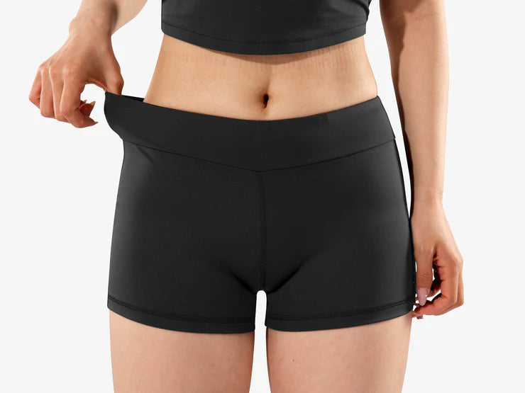 LUXIAOJUN Women's Workout Training Compression Shorts Pants