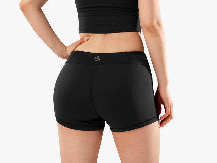 LUXIAOJUN Women's Workout Training Compression Shorts Pants